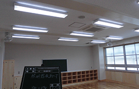 名古屋市立下志段味小校舎棟増築電気工事